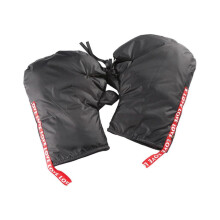 Motorcycle Handlebar Gloves Windproof Mittens Hand Warmer Cycling Scooter Handlebar Mitts Thick Hand Warm Gloves Black