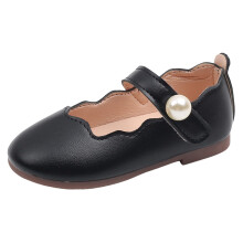 Children's Shoes Black UK 11.5 Child, Girls Dance Shoes, Soft Sole, Bead Embellished Princess Style