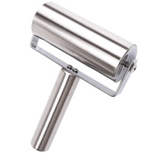 Stainless Steel Rolling Pin with NonStick Surface and Comfortable Handles for Baking Pastry Pizza Bread
