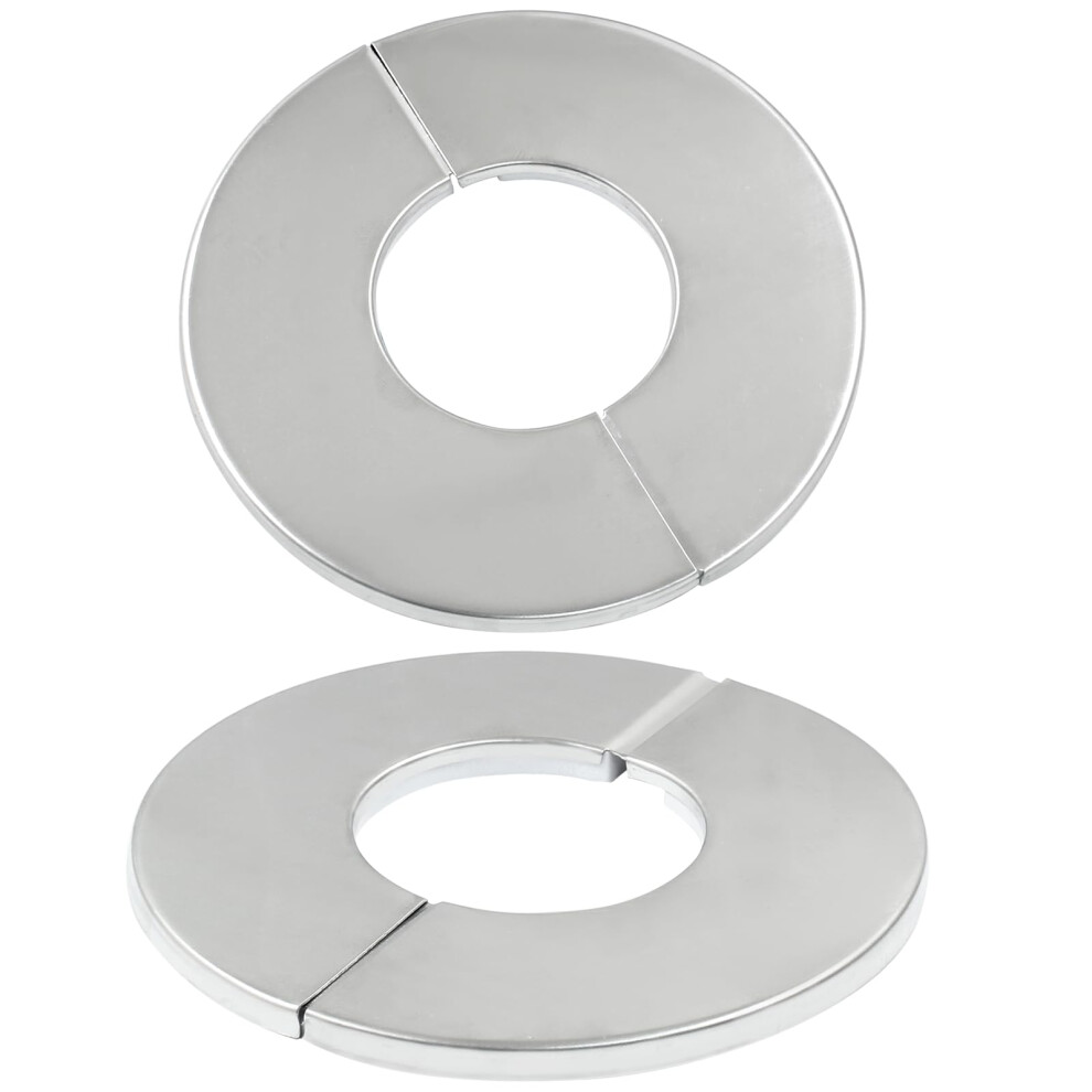 2Pcs Pipe Flange Cover Stainless Steel Escutcheon 45Mm Gap Rustresistant For 1.77In Pipe 9199774695671