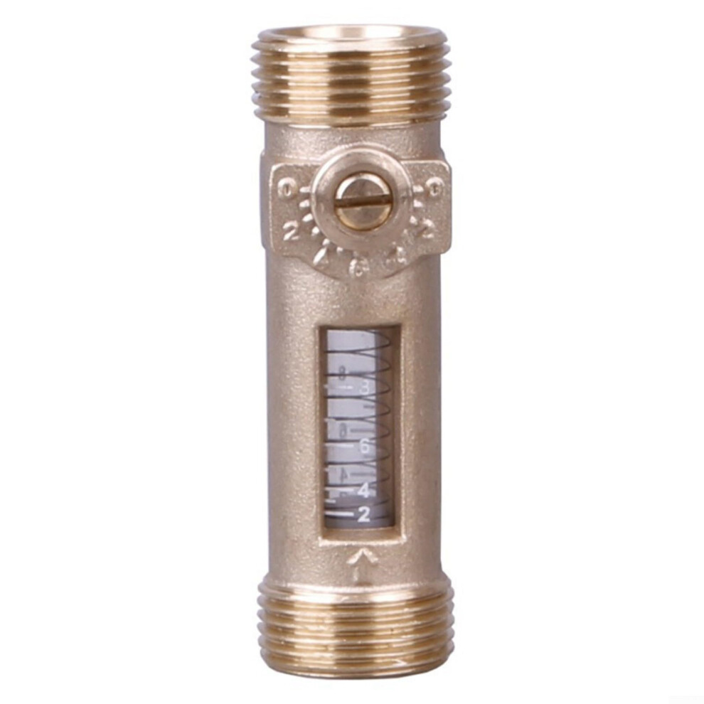 Dn25 Brass Flow Control Ball Valve With Direct Reading Display For Hvac Water Measurement 830L/M 9187378941980