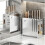Wall Mounted Knife Rack Stainless Steel Kitchen Storage Space Saving Holder White 2