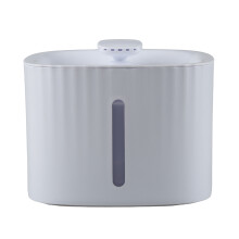 Distributore d'acqua per animali domestici con design a fontana floreale, ciotola per cani di grande capacità da 3 litri con filtro a resina a