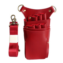 Scissor Pouch For Stylists, Multifunctional Pockets And Dust And Hair Cleaning Design, High-grade Pu Leather Stylist Tool Belt For Halloween Parties