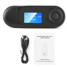 Low Latency Bluetooth Transmitter Receiver With LCD Display 4 In 1 Universal Bluetooth Adapter For TV PC Speaker Headphones Car Home Stereo Plug And