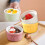 Ramekins 4 oz Ceramic Baking Cups Oven Safe Porcelain Souffle Dishes Stackable White 2