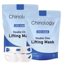 V Line Lifting Mask Double Chin Reducer for Women Deep Hydration Firming Chin Strap 2PCS