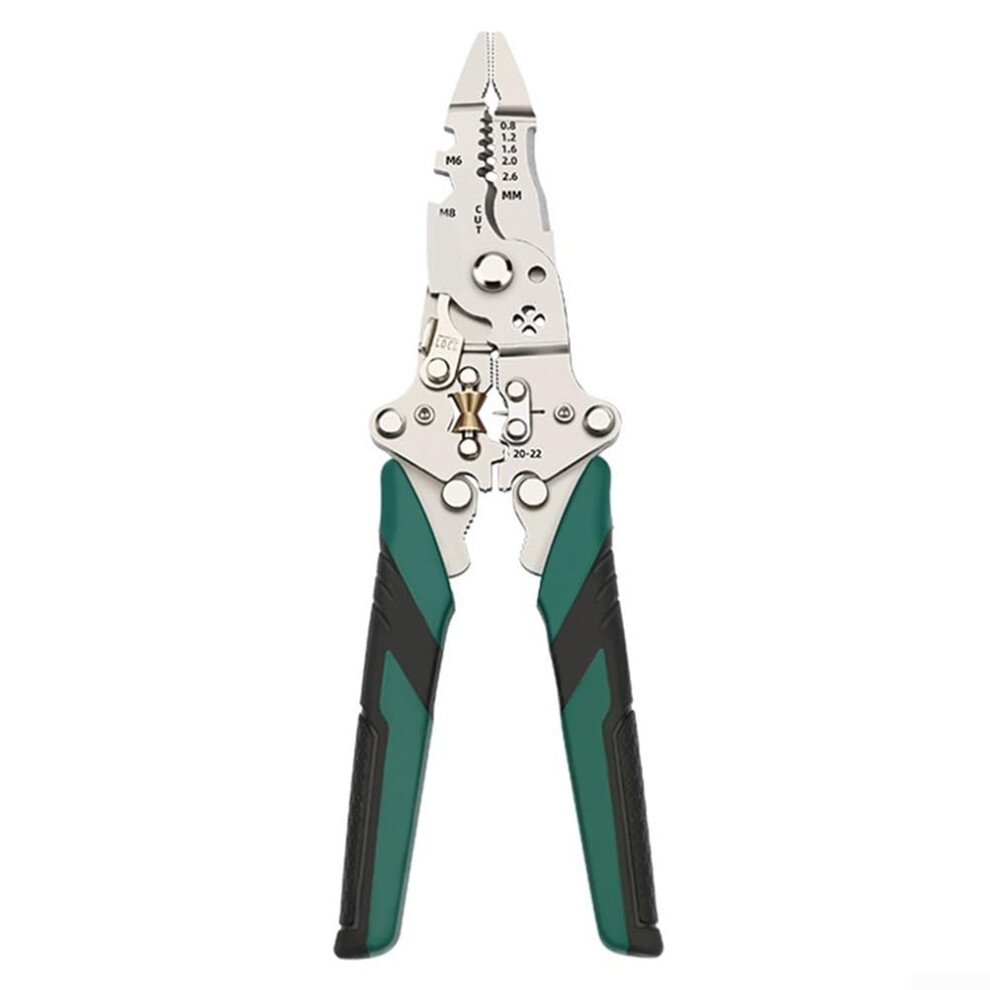 Stripper Folding Wire 12In1 Pliers With Nonslip Grip Carbon Steel Crimping Wire Stripping Electrician Tool 9199774697606