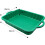 Oil Drain Pan Leakproof Rectangular Oil Change Container for Motorcycle and Car, Green 5