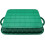 Oil Drain Pan Leakproof Rectangular Oil Change Container for Motorcycle and Car, Green 3