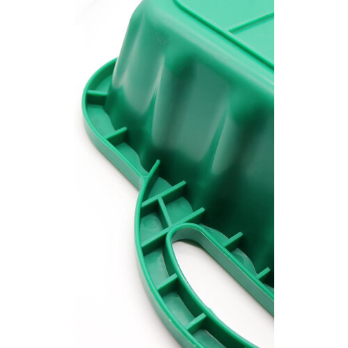 Oil Drain Pan Leakproof Rectangular Oil Change Container for Motorcycle and Car, Green 1