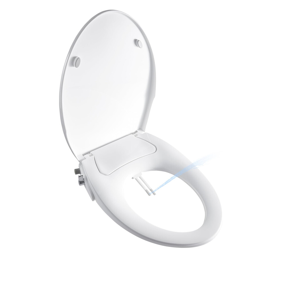 Bidet Toilet Seat Elongated Nonelectric With Dual Wash Modes Soft Close Easy Install Pg303a 9199774697590