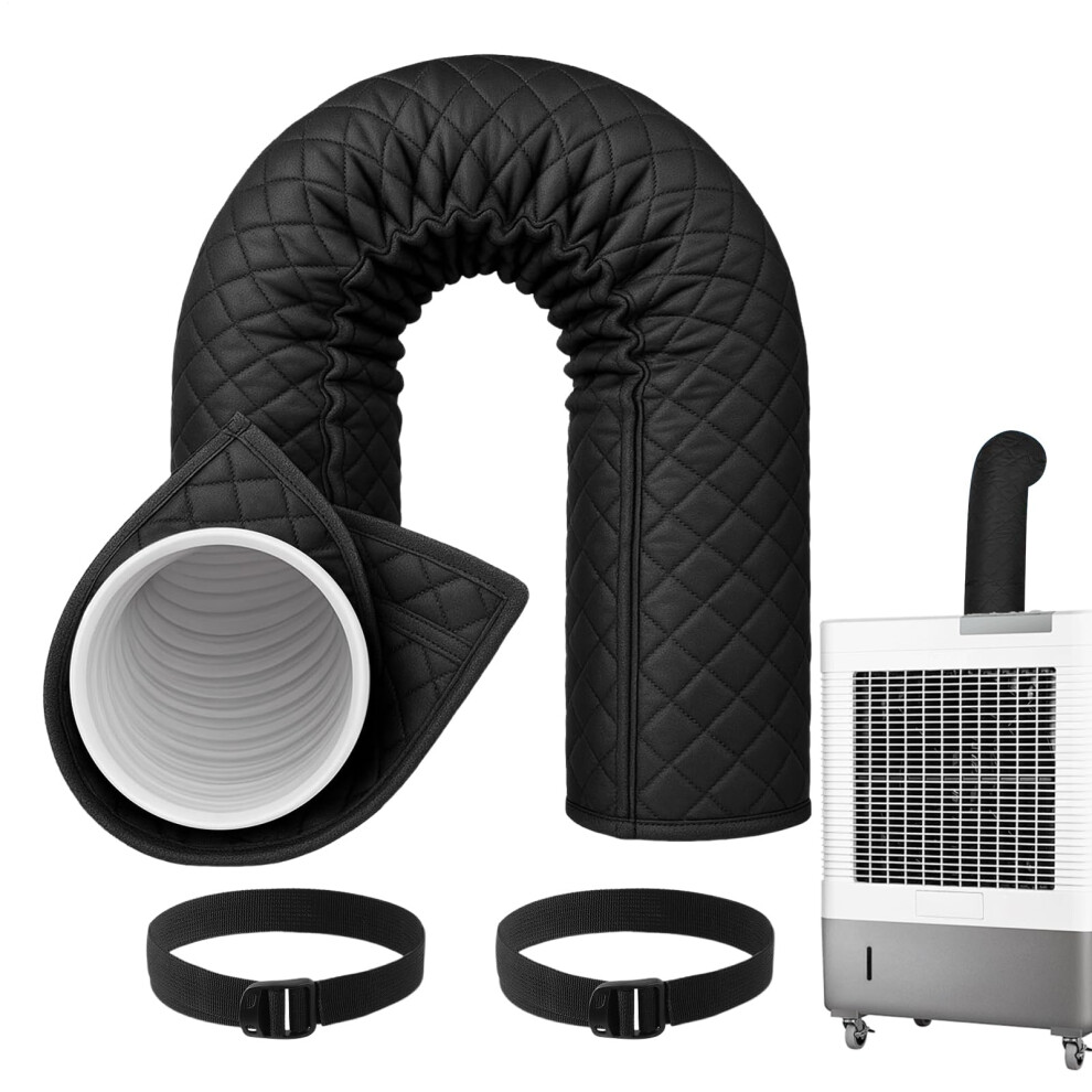 Portable Ac Hose Insulation Sleeve 59 Inch, Energy Saving Ac Exhaust Hose Cover For 55.9 Inch Ducts 9382693429858