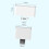 Automatic Fish Feeder 70ml, Digital Timer, Silent, ABS White, 75x56x110mm 7