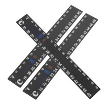 Brewing Thermometer Strip 3pcs Accurate Fermentation Temperature Sticker for Home Brewing and Baking