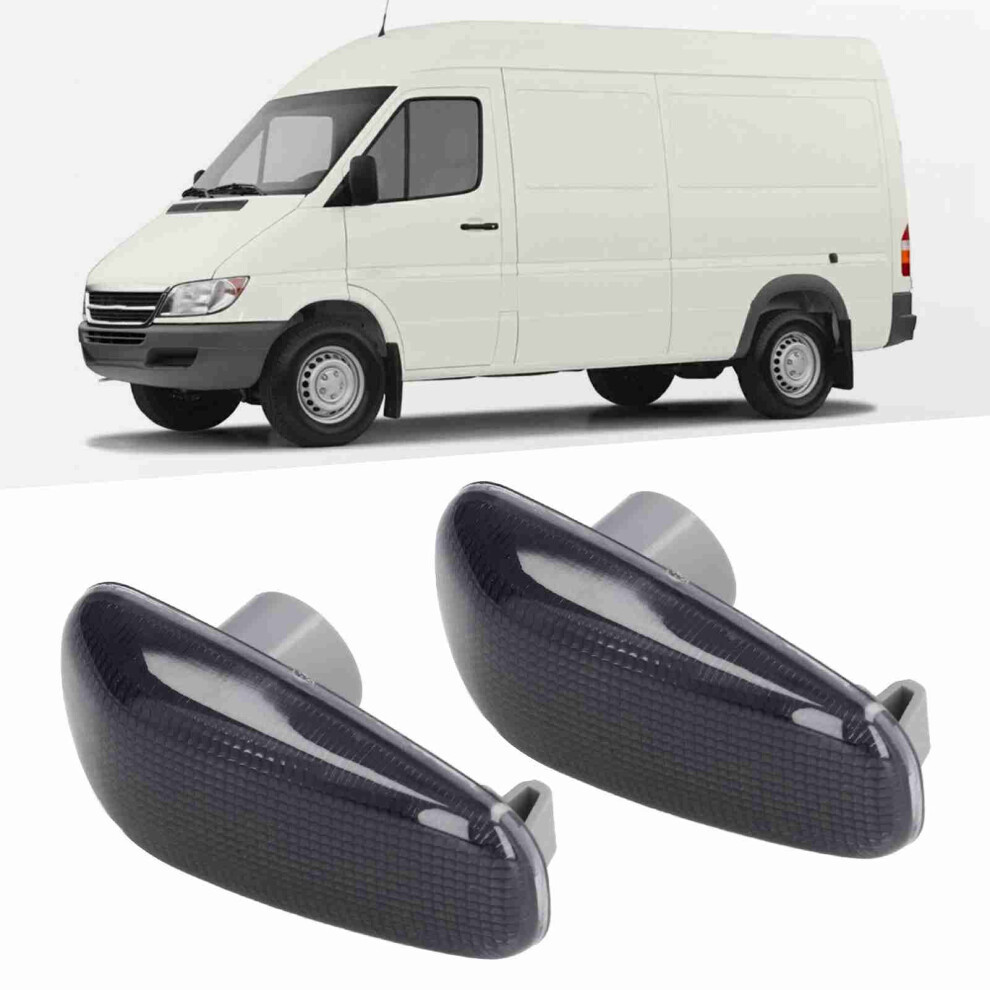 2Pcs Turn Signal Lens Fits Dodge Sprinter 2500 3500 2003-2006 Black 7901376493423