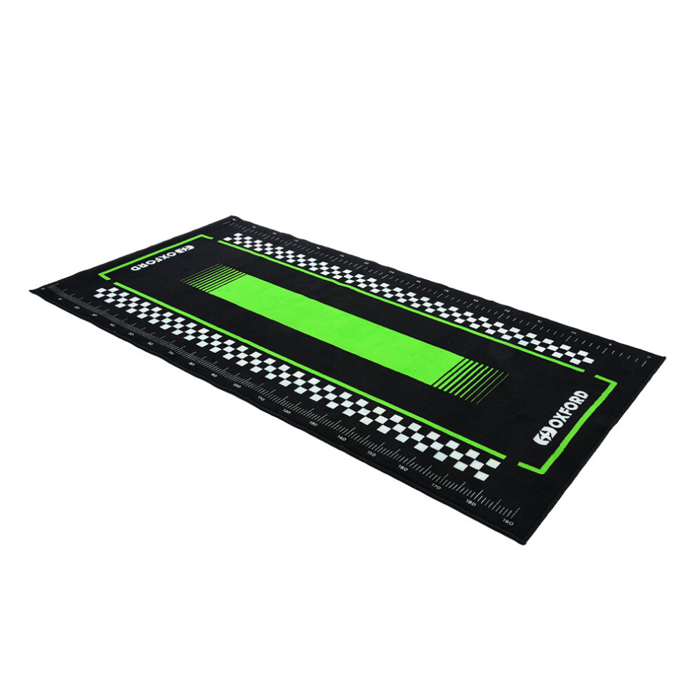 Oxford Workshop Mat Pitlane L 200 X 100Cm Green 5030009414169