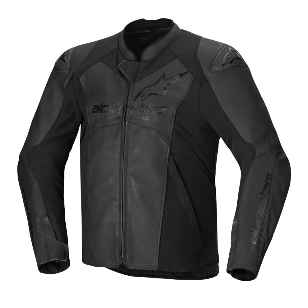 Faster V3 Leather Jacket 58 Black 8059347392554