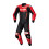 Alpine GP-R7 1 Pc Leather Suit Black Mid Red 58 1