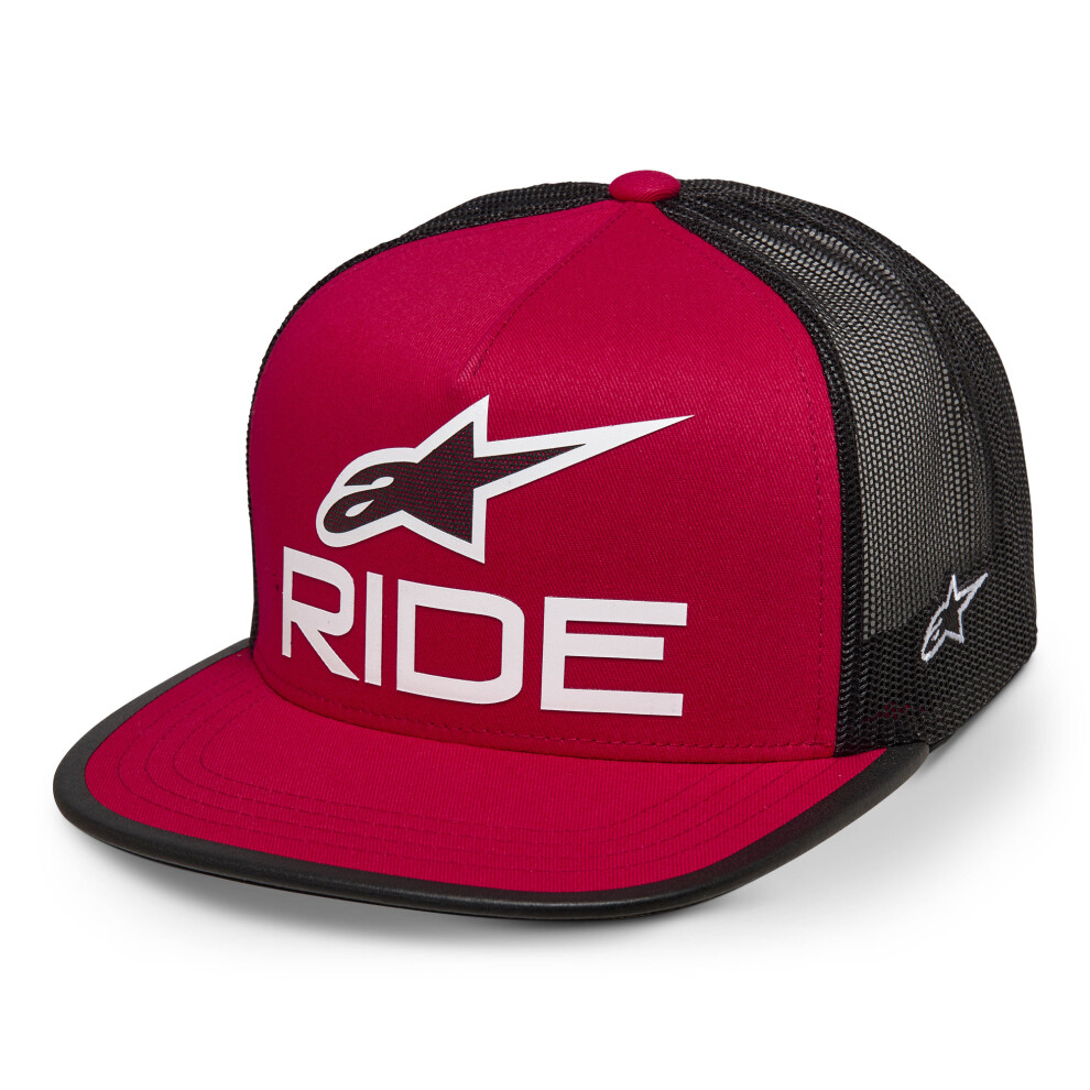 Alpinestars Ride 4.0 Trucker Hat Red Black White White,Black,Red 8059347337647