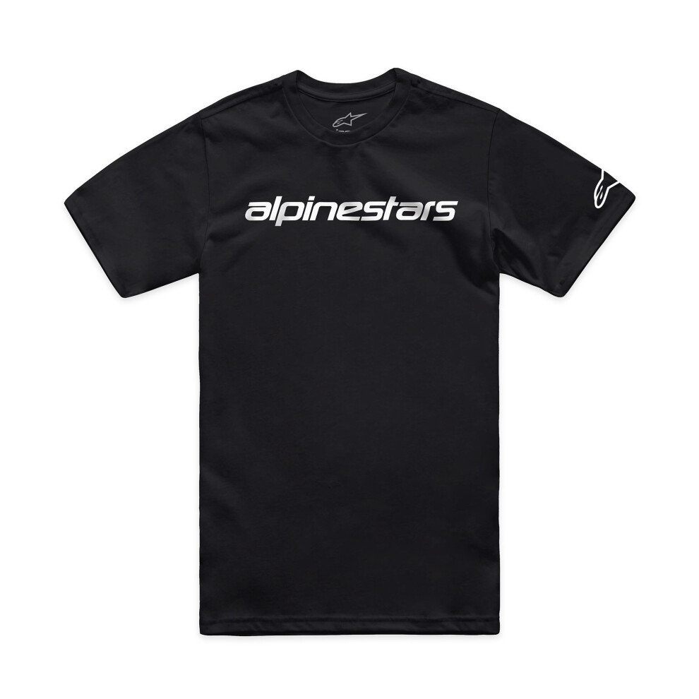 Alpinestars Linear Wordmark 2.0 Csf Tee Black White Xl White,Black 8059347334431