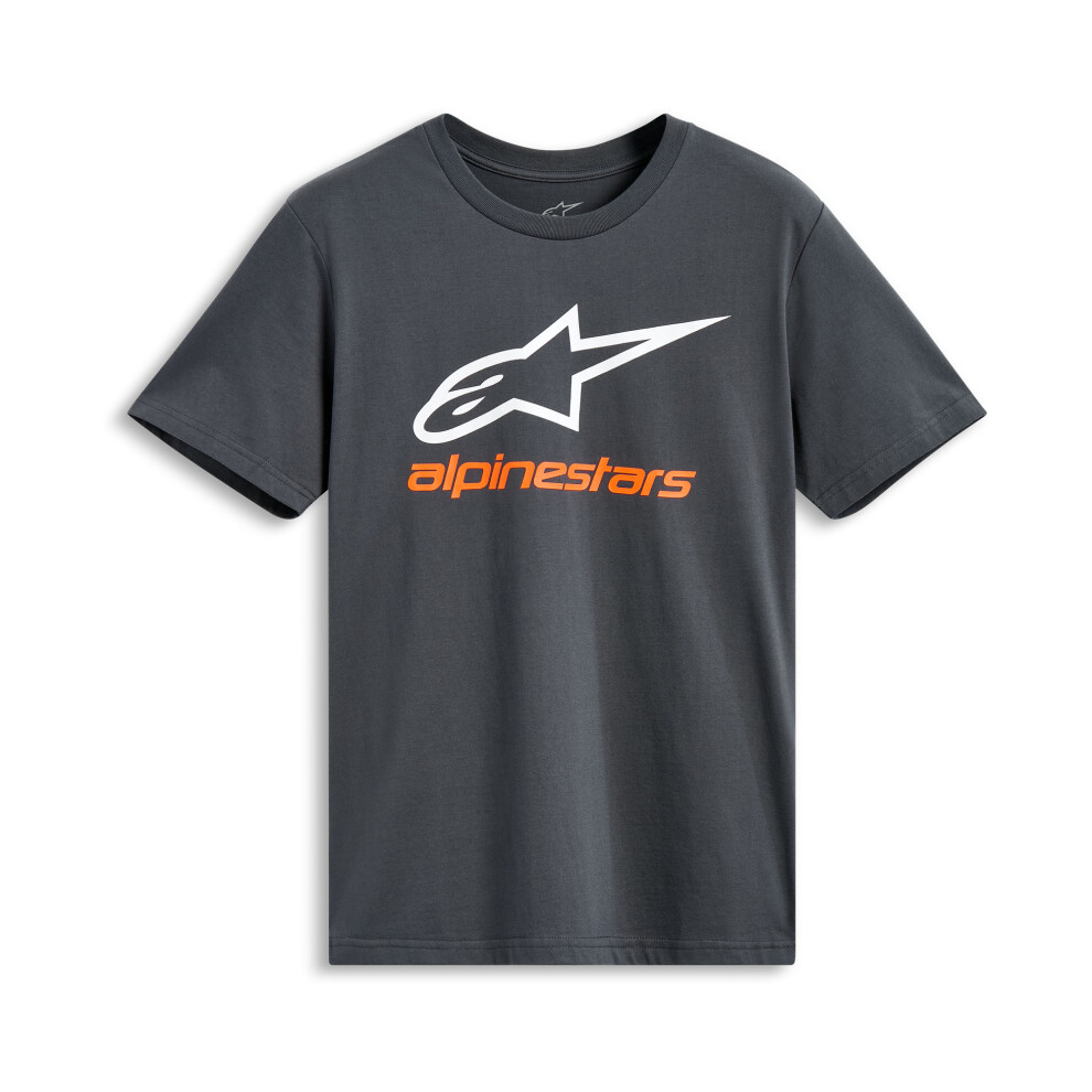 Alpinestars Always 2.0 Csf Tee Charcoal/ M White/Orange 8059347589275