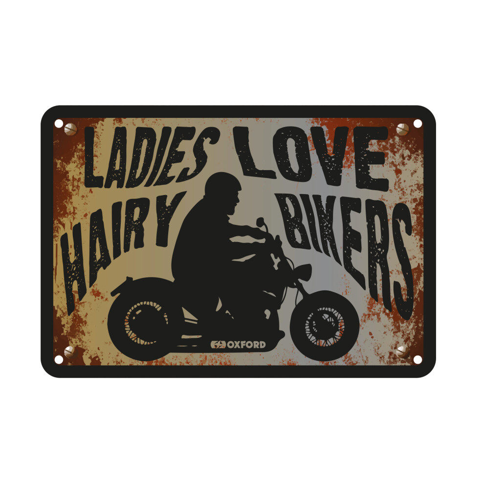 Oxford Garage Metal Sign: Ladies Love Hairy Bikers 5030009450518
