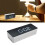 Multifunktionale LED-USB-Uhr mit Wecker, Schlummerfunktion, Celsius/Fahrenheit-Anzeige 12