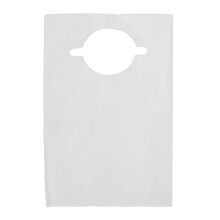 Disposable Adult Bibs 100pcs Waterproof 15.7 x 23.6 Inch White