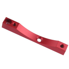 Oil Brake Adapter Base for E-Bike Conversion Aluminum Alloy Red 100x11x11mm