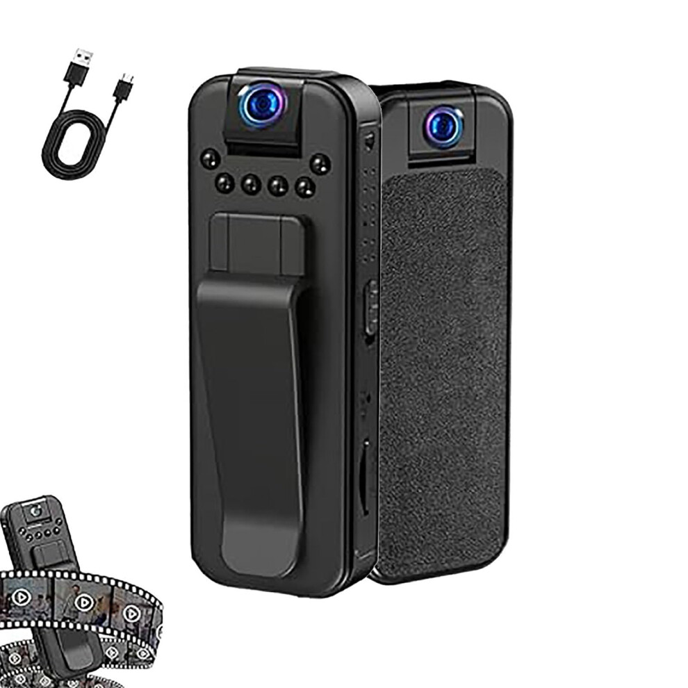 Hd 1080P Body Camera With Advanced Night Vision And 180 Rotating Lens For Security And Sport 9094768947166
