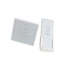 Motorized Window Opener with Remote and Wall Switch, 24V Low Voltage Control for Skylights and Vents