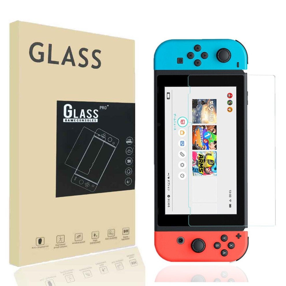 Tempered Glass Screen Protector For Nintendo Switch 2017 1 Pack Scratchresistant Crystal Clear 9187378945124