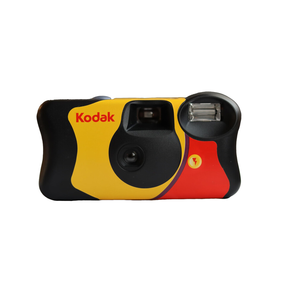 Kodak Fun Saver Disposable Camera With Flash – 27 Exposures, 35Mm Film, Ready To Use, Ideal For Indoor And Outdoor Photography, Holidays And