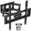 PERLESMITH TV Wall Bracket, Swivel Tilt Wall Mount 1