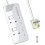 PIBEEX Extension Lead 2 Way Plug Sockets with Indi 1