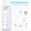 PIBEEX Extension Lead 2 Way Plug Sockets with Indi 6