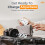 UK to European Plug Adapter 2 Pack, Schuko Grounde 6