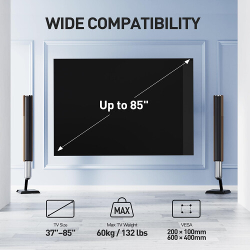 PERLESMITH TV Wall Bracket, for 37-85 Inch TVs up 1