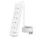 2M 5 Gang Extension Lead with 3 USB Slots (2 USB-A 1