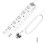 Extension Lead with USB Slots 5M, 4 Way 3 USB (2 U 1