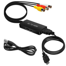 AXFEE RCA to HDMI Converter, 1080P AV to HDMI Adap
