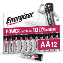 Energizer Advanced - AA Batteries (12 Pack) - Doub
