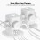 Cube Extension Lead with USB Slots, Hotimy 4 Way M 2