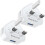 USB Plug,2Pack USB Plug UK Adaptor Phone Charger M 1