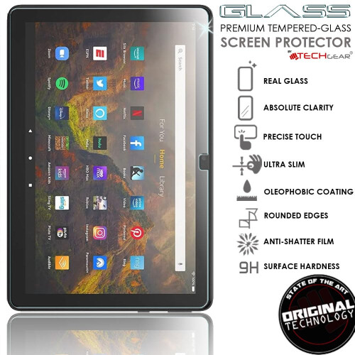 TECHGEAR Tempered Glass Screen Protector for Amazo 1