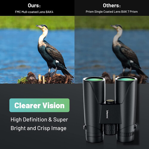 Kylietech High Power 12x42 Binoculars for Adults w 1