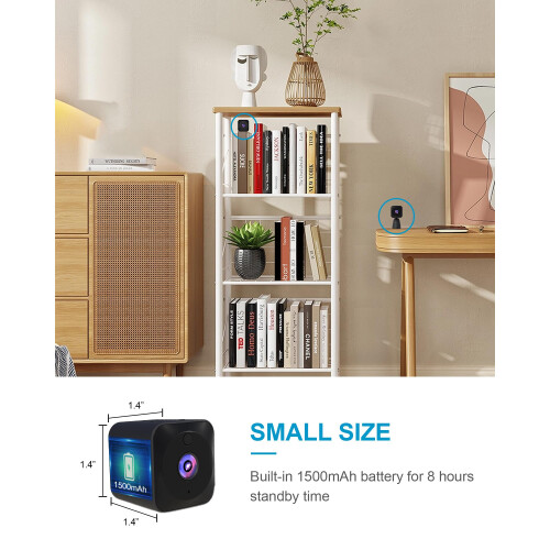 AOBOCAM Mini WiFi Spy Camera 4K HD Hidden Camera - 1