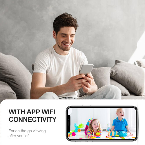 AOBOCAM Mini WiFi Spy Camera 4K HD Hidden Camera - 2