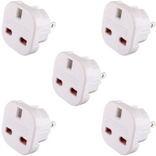 TEC UK - 5 X UK to US Travel Adaptor suitable for